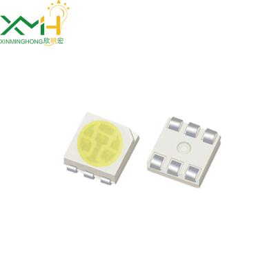 China 5050 White And Green PLCC 6 Bi Color SMD LED Customized  Colors for sale