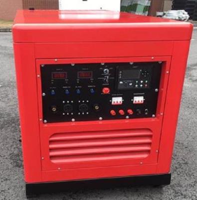 China 300A Silent Diesel Welding Generator LCD Control Panel  DC12V Electric Motor for sale
