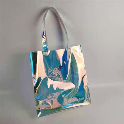 China EVA TPU Handheld Shopping Bag Hologram Waterproof PVC Bags For Swimming for sale