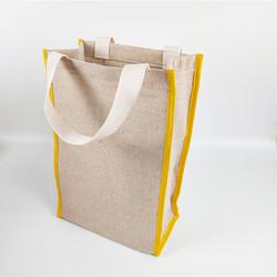 China 34cm Straps Cotton Canvas Tote Bag 20*10*32.5cm Sustainable for sale