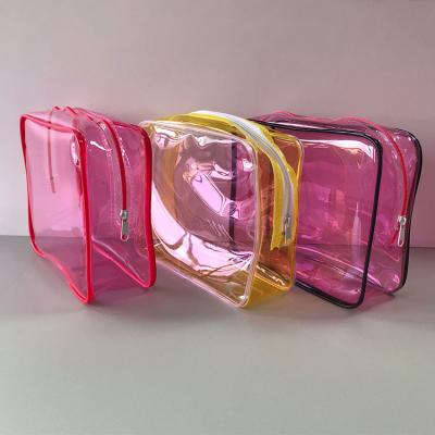 China Impressão a cores clara transparente do totalizador 20*8*15cm PMS do arti'culo de tocador do PVC da soldadura térmica à venda