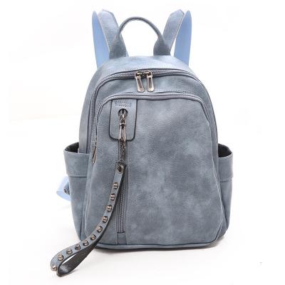 China 20 Litre Capacity Soft PU Leather Backpack Bag For Girl Students for sale