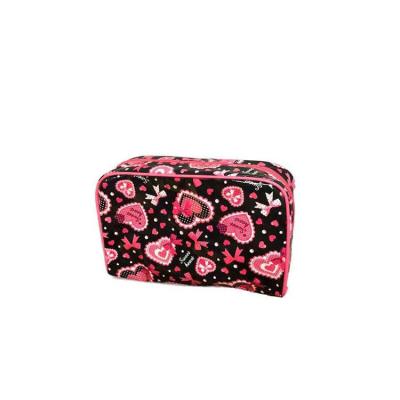 China Unisex Poly Lining Cosmetic Makeup Bags Reusable Cosmetic Organizer Bag for sale