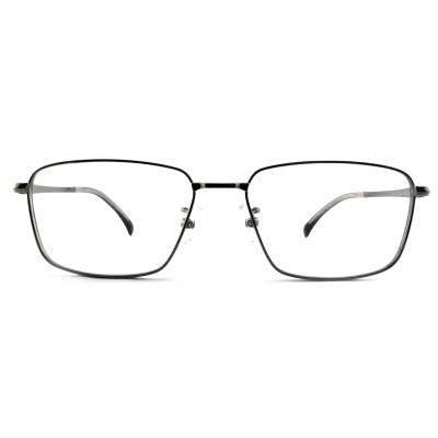 China Óculos de titânio Unisex Óculos retangulares Óculos retangulares à venda