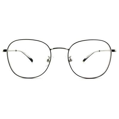 China FM2582 Lightweight Round Metal Glasses Frame , Customized Optical Spectacle Frame for sale