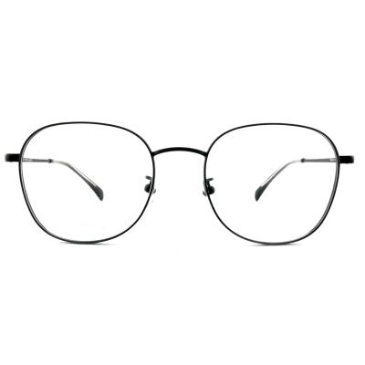 China FM2583 Customized Round Metal Eyeglasses Frames Lightweight Durable Stainless Eyewear for sale