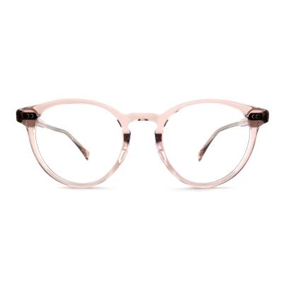 China FP2667 Protective Round Acetate Frames Youthful For Full Rim Eyeglass for sale