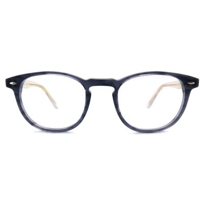 Chine AD017 lunettes à cadre optique durable, lunettes rondes unisexes avec temple à vendre
