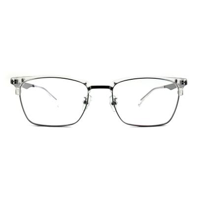 China FP2649 Square Acetate And Metal Eyewear , Business Full Rim Eyeglasses for sale