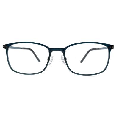 China FU1809 Durable Injection Eyewear Classic Rectangle Shape Frames Glasses Medium Fit for sale