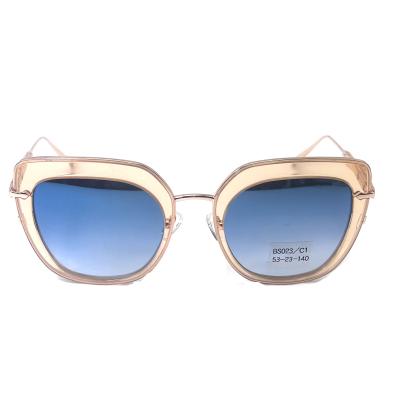 China BS023 Fashionable Acetate Metal Sunglasses Square Eyeshape Customized for sale