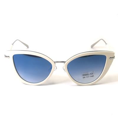 China BS022 Premium Acetate Metal Sunglasses Fashion Sunglasses Butterfly Eyeshape for sale