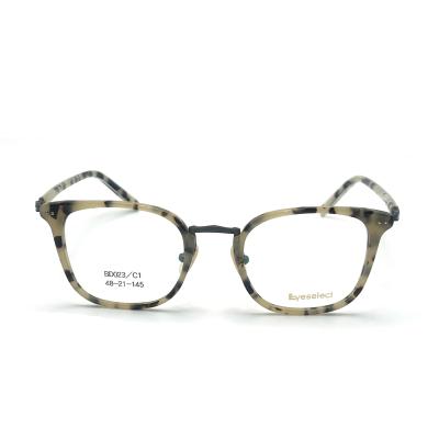 China BD023 Stylish Women s Eyeglasses Acetate Metal Frames for Every Occasion for sale