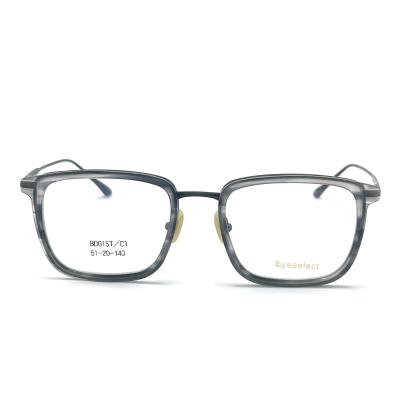 China BD015T Unisex Acetate Metal Frames with Titanium - The Ultimate Fashion Accessory for sale