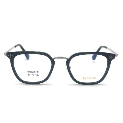 China BD004T Vintage Style Acetate Metal Frames for Men - Fashionable Eyewear for sale