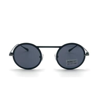 中国 MS066 Unisex Metal Frame Round Eyeshape Sunglasses with Adjustable Nose Pads 販売のため