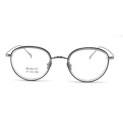 China BD100 Fashionable Acetate Metal Frames with Customizable Colors for Business Buyers en venta