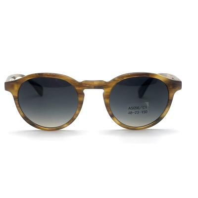 China AS056 Stylish Acetate Frame Sunglasses with Round Shape for sale