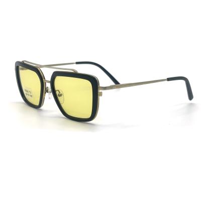 China BS018 Square Acetate Metal Spectacles for sale