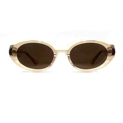 China AS075 Acetate Frame Sunglasses Fashionable Oval Eye Shape and Classic Frame Style for sale