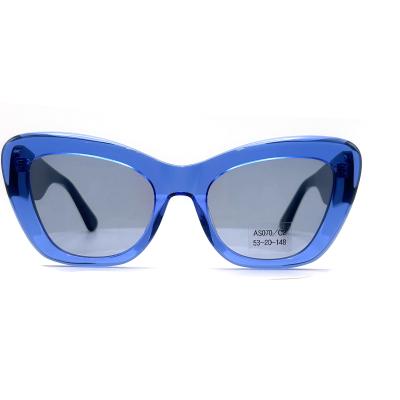 China AS070 Gafas de sol con marco de acetato de ojo de gato de época en venta