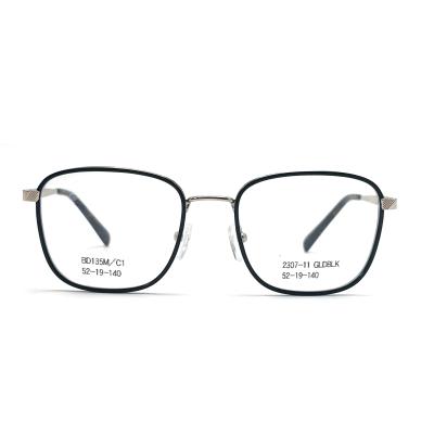 China BD135M Unisex Acetate Metal Frames with Customized Frame Color Gender and Frame Color for sale