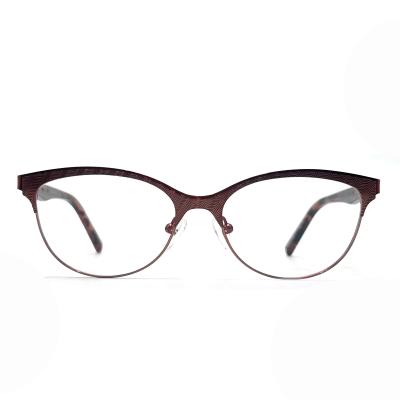 China MD138A Round Metallic Optical Frames for Women s Eyeglasses Collection en venta