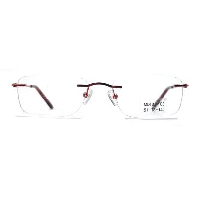 Chine MD133 Square Metallic Optical Frames à vendre