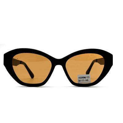 중국 AS090M 아세테트 선글라스 CR 39 렌즈 100% UV 보호 판매용