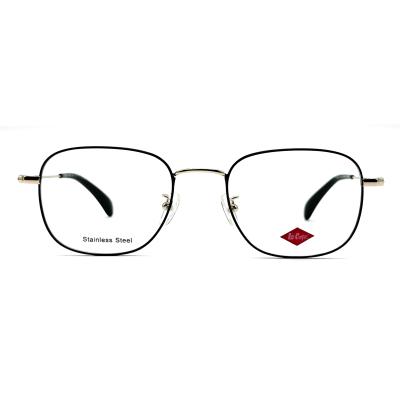 Chine FM3220 Square Stainless Steel Metal Frame Unisex Optical Glasses à vendre