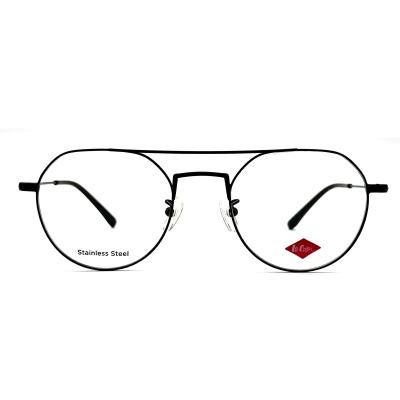 Chine FM3221 Round Unisex Stainless Steel Optical Frames à vendre
