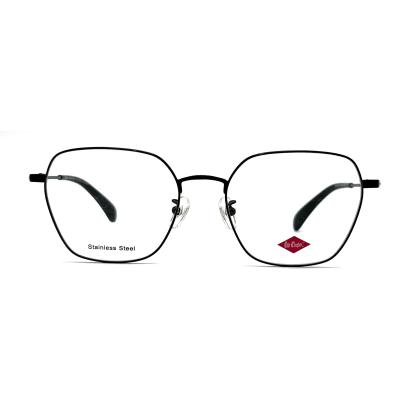 Chine FM3235 Classic Square Stainless Steel Optical Frames Unisex Craftsmanship for Clear Vision à vendre