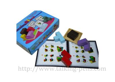 China Turning Blcok 3D Kids Learning Toys / Creative Wooden Toys Customized for sale