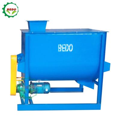 China Horizontal Fish Feed Machinery Mixer Animal Poultry Livestock Feed Mixer for sale