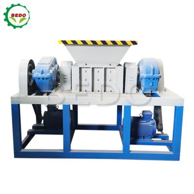 China Used Car Motorcycle Tyre Recycling Waste Rubber Tires Products Crushing Double Shaft Shredder Machine For Sale for sale