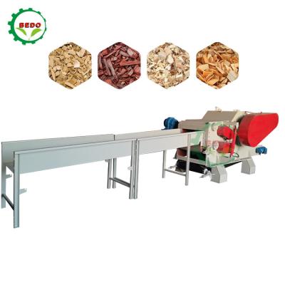 China Drum Type Electric Wood Chipper For Making Wood Log Timber for sale