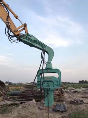China Compact Structure Vibratory Pile Driving Equipment Accurate Quick Piling Speed for sale