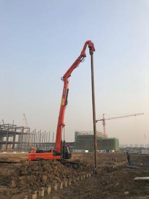 China Wall Through Vibro Pile Hammer Excavator Mounted High Excitation  Force for sale