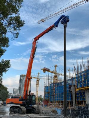 China 2800RPM 335KN Big Excavator Mounted Vibro Hammer Eco Friendly for sale