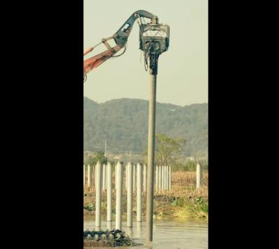 China máquina da condução de pilha de folha da lagoa do canal do rio 3200rpm para a folha fotovoltaico à venda