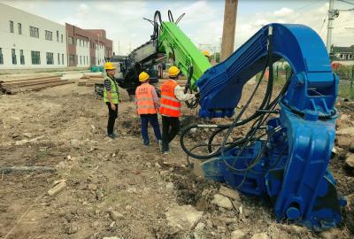 Chine Marteau de pile de feuille de Supported Precision Hydraulic d'excavatrice 15 mètres à vendre