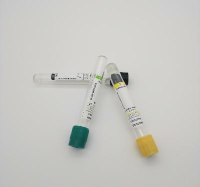 China Glass PET Disposable Vacuum Blood Collection Tube Separation Yellow Serum Gel Blood Tube for sale