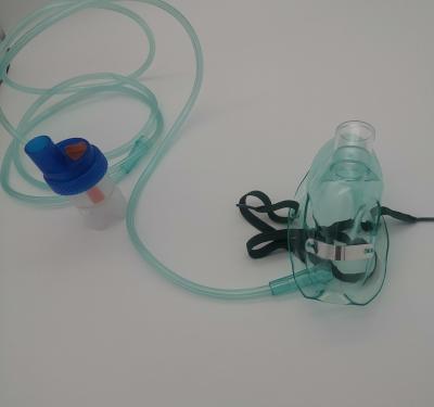 China Pvc-van het het Inhaleertoestelmasker van het Volwassenen de Beschikbare Zuurstofmasker Handcertificatie van Ce Algemene Te koop