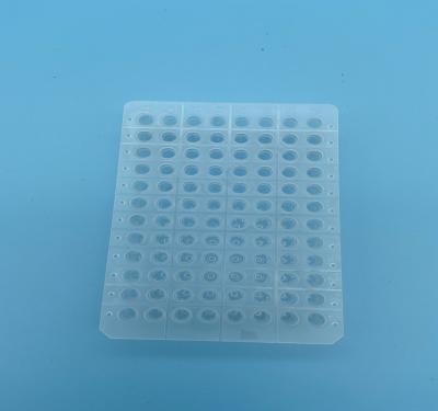 China BP2010 Deep Well PCR Plates Semi Skirted Transparent 0.2ml PCR 96 Well for sale