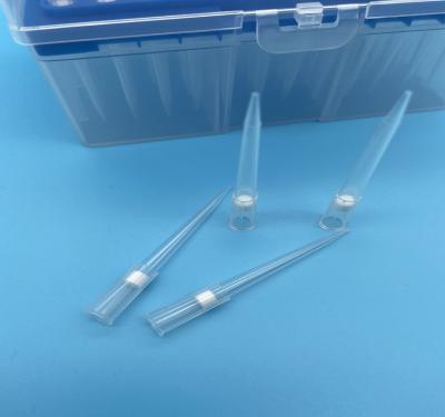 China 0.5-10ul Disposable Pipette Tips Transparent Polyethylene Transfer Pipettes for sale