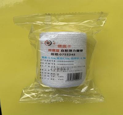 Китай 0755345 эластичная слипчивая скорая помощь повязки гипсолита 450cmx7.5cm слипчивая продается
