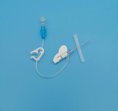 China 22G Disposable IV Cannula Butterfly Type Routine Infusion For Adults Blue for sale