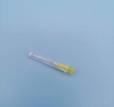 China Agulhas hipodérmicas descartáveis amarelas para fora do diâmetro 0.3mm 30G à venda