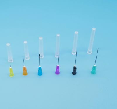 China Out Diameter 1.1mm 19G Disposable Hypodermic Syringes Cream Color for sale