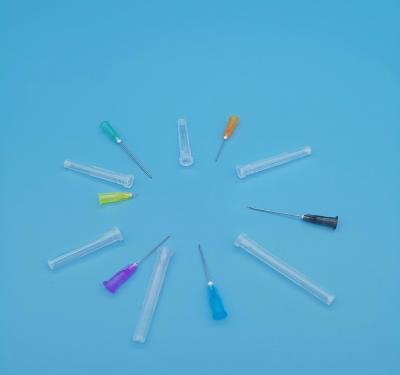 China Inclined Out Diameter 2.1mm 14G Disposable Diabetic Needles Light Green for sale